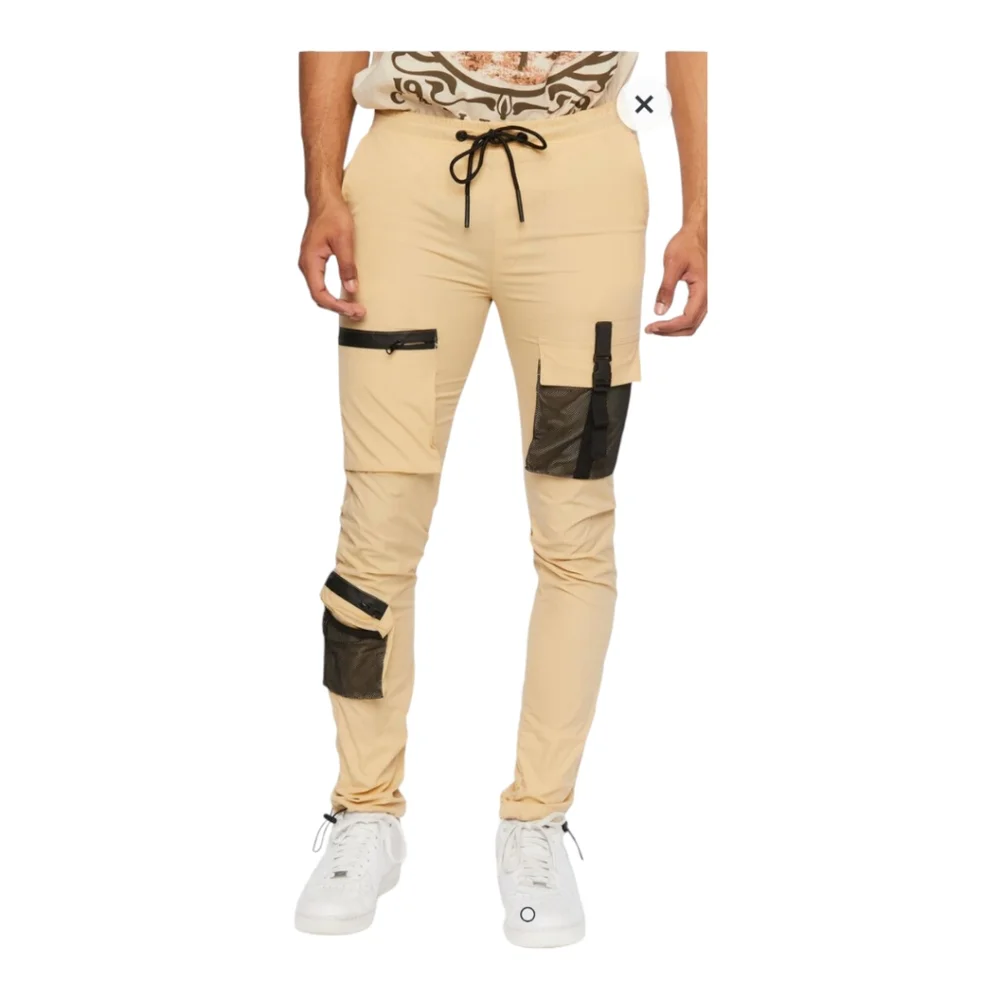 Amerucan Stitch Mens Woven Cargo  joggers - Picture 10 of 12